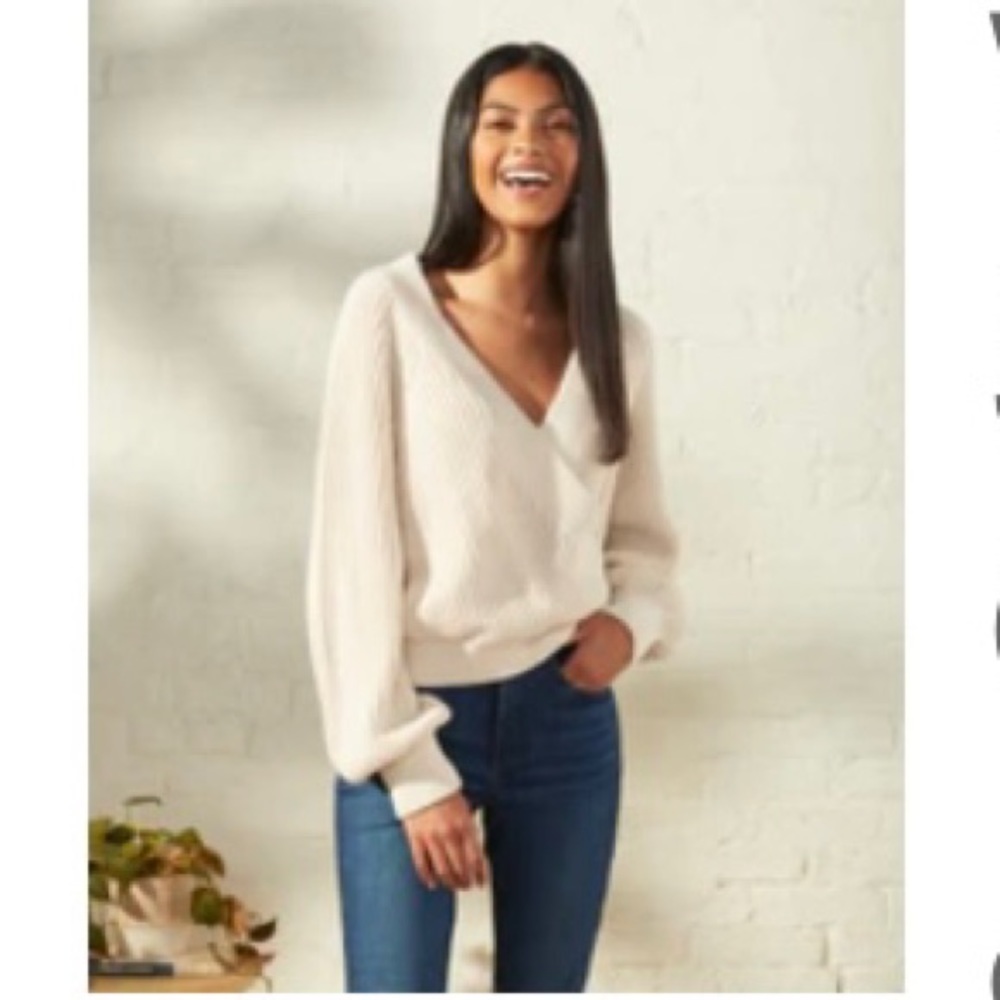 Up West Wrap Sweater - Large